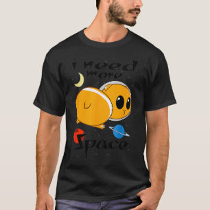 Guinea Pig Astronaut Need More Space Cute Science  T-Shirt