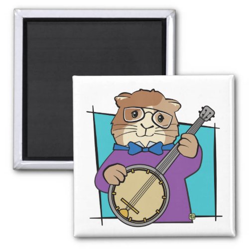 Guinea Pig Banjo Music Magnet