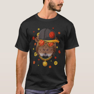 Guinea Pig Basketball Team Bball Player Coach Spor T-Shirt