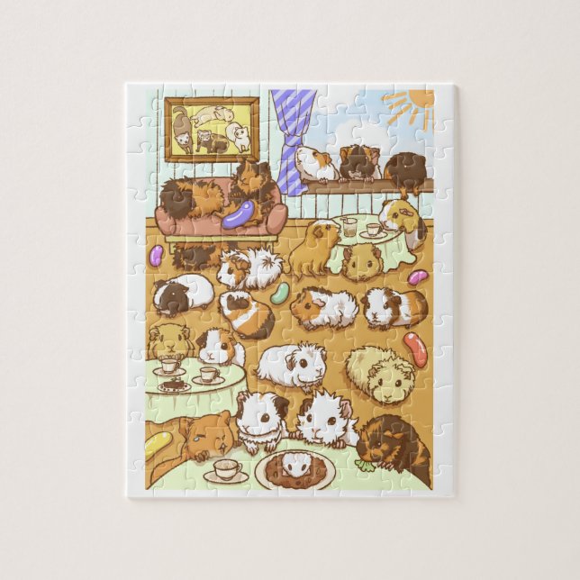 Guinea Pig Cafe Jigsaw Puzzle (Vertical)