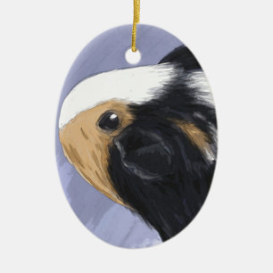 Guinea pig ceramic ornament