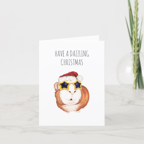 Guinea Pig Christmas Card