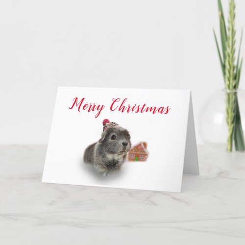 Guinea Pig Christmas Fun Holiday Card