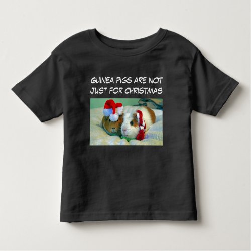 Guinea pig Christmas hoodie Toddler T_shirt