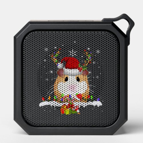 Guinea Pig Christmas Reindeer Christmas Lights Bluetooth Speaker