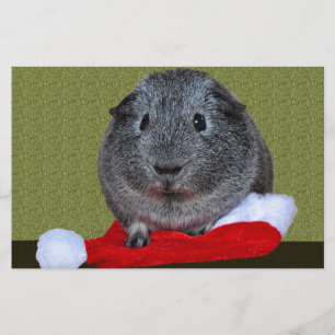 Guinea Pig Christmas Stationery
