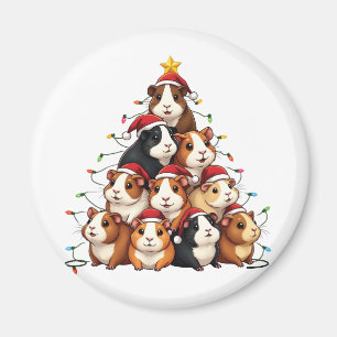 Guinea Pig Christmas Tree Merry Christmas Xmas Magnet