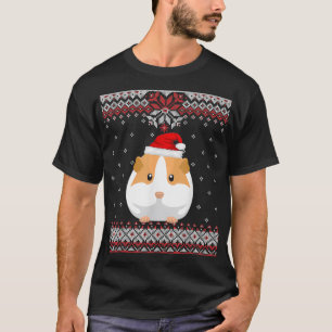 Guinea Pig Christmas Ugly Xmas Gift T-Shirt
