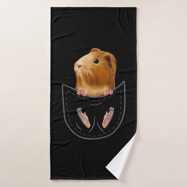 Guinea Pig Clos Animal Cavy Out Gift Bath Towel (Bath Towel)