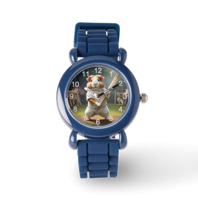 Guinea Pig Cricketer: Dressed In Whites Watch (Front)