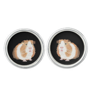 Guinea pig cufflinks