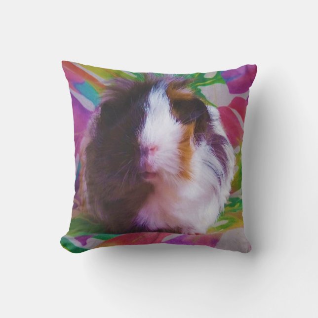 Guinea pig cushion- Coco Outdoor Pillow (Front)