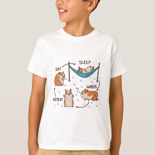 Guinea Pig Cycle  T_Shirt