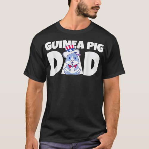 Guinea Pig Dad American Furry Potato For Domestic  T_Shirt