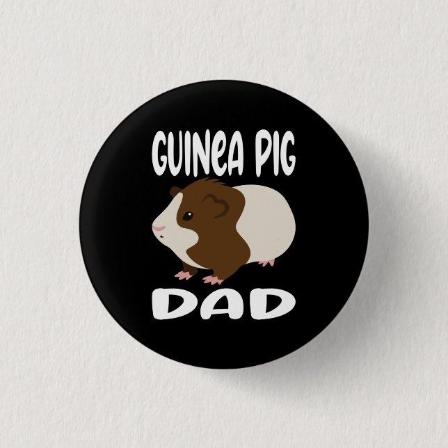 Guinea Pig Dad Button (Front)
