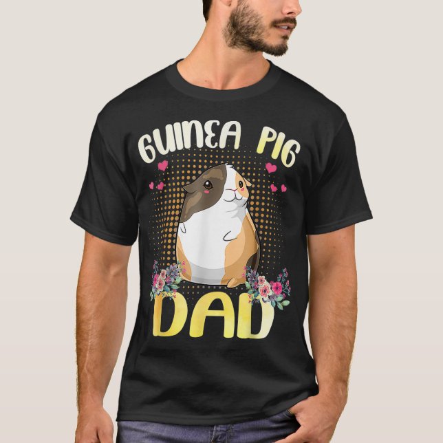 Guinea Pig Dad Cavy Guinea Pig Fathers Day Gift Me T-Shirt (Front)