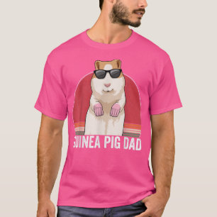 Guinea Pig Dad Owner Guinea Pig Apparel Retro For T-Shirt