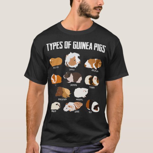Guinea Pig Design Guinea Pig Types Premium  T_Shirt
