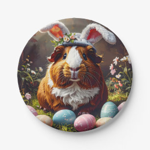 Guinea Pig Easter Paper Plates