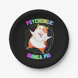 Guinea Pig EDM Party Paper Plates