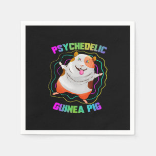 Guinea Pig EDM Party Pet Colorful Guinea Pig Napkins