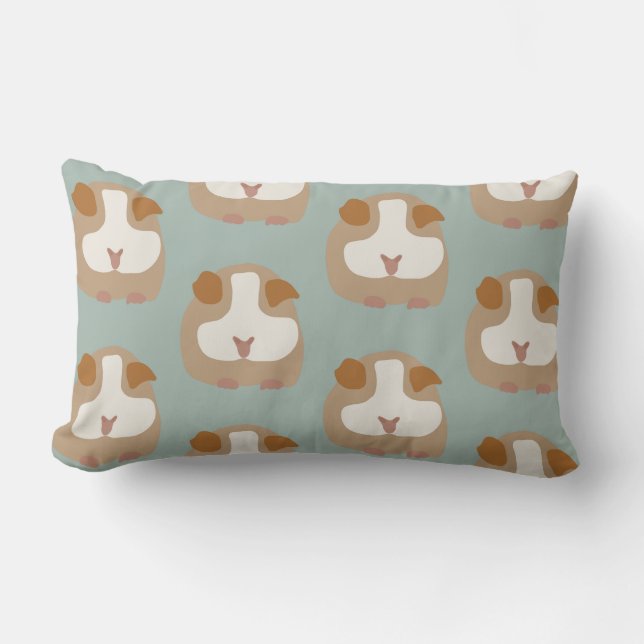 Guinea Pig Faceless Lumbar Pillow (Front)