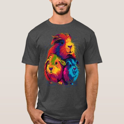 Guinea Pig Fathers Day T_Shirt