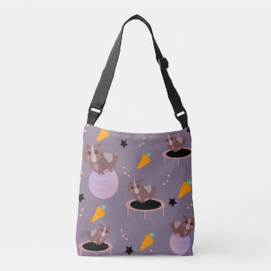 Guinea Pig Fitness Gym Funny Design Crossbody Bag