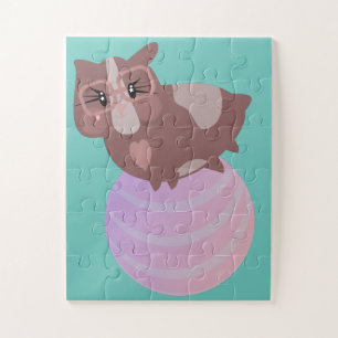 Guinea Pig Fitness Gym Funny Design Jigsaw Puzzle
