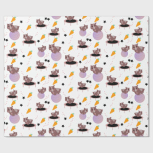 Guinea Pig Fitness Gym Funny Design Wrapping Paper