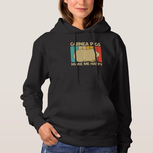 Guinea Pig For Men Women Potato Pet  Fluffy Hoodie (Front)