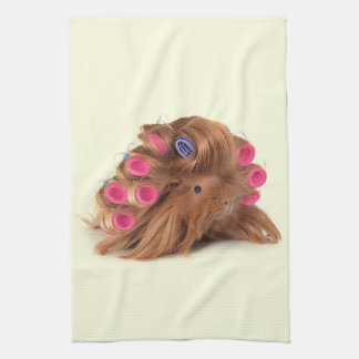 Guinea Pig | Funny Curly Guinea Pig Lover Gifts Kitchen Towel