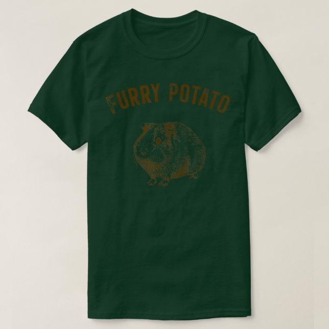 Guinea Pig Funny Furry Potato Wrong Animal Name St T-Shirt (Design Front)