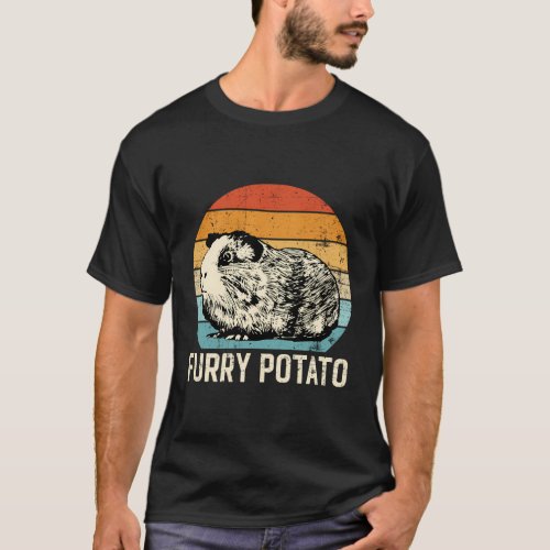 Guinea Pig Furry Potato Guinea Pig T_Shirt