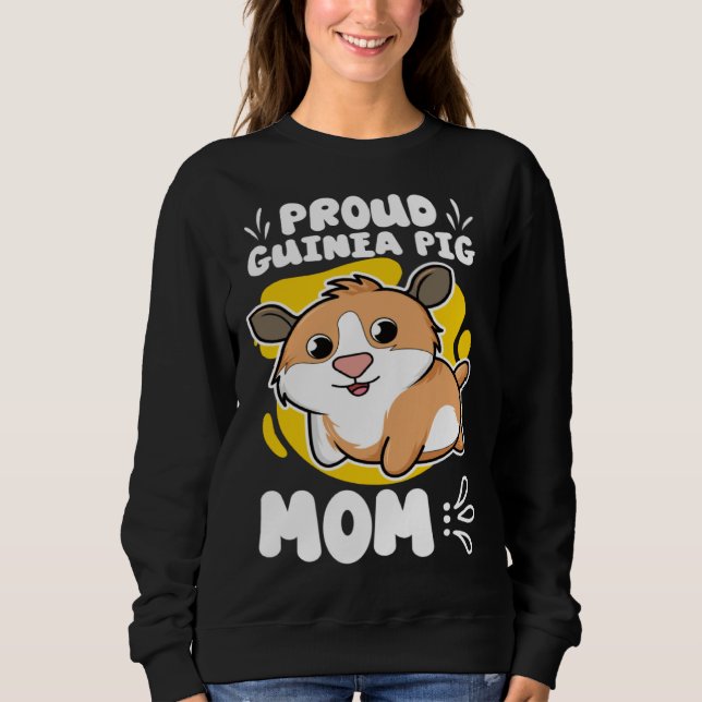 Guinea Pig Furry Potato Rodent Guinea Pig Owner Sweatshirt (Front)