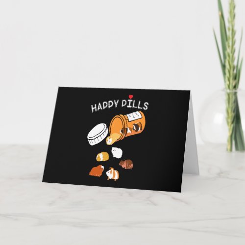 Guinea Pig Gift  Happy Pills Guinea Pig Card