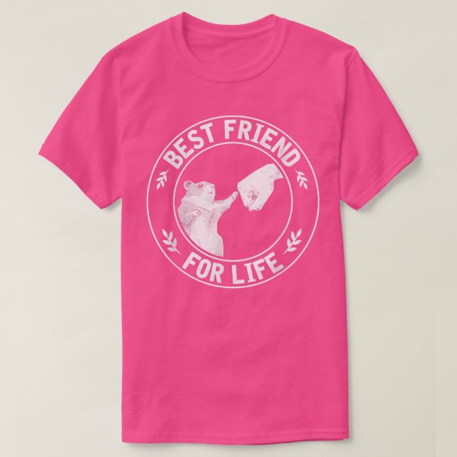 guinea pig gifts, best friend for life, guinea pig T-Shirt (Design Front)