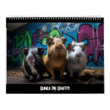 Guinea Pig Graffiti Calendar