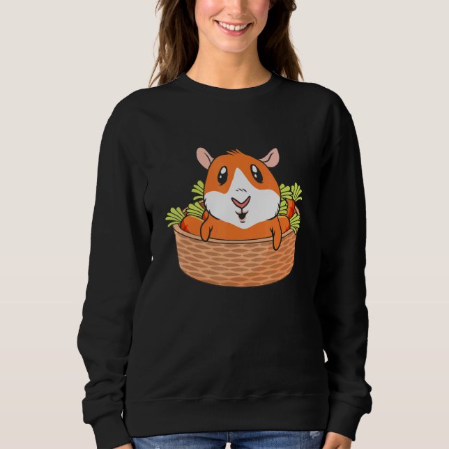 Guinea Pig Graphic Guinea Pig Owner Pet Cavy Anima Sweatshirt (Front)