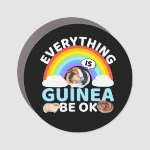 Guinea Pig - Guinea Be OK, Encouragement Car Magnet