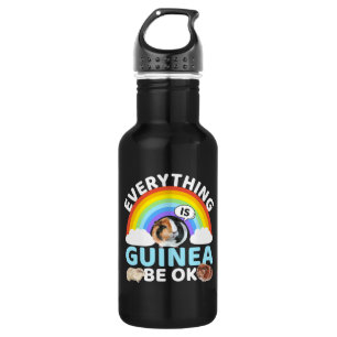 Guinea Pig - Guinea Be OK, Encouragement Stainless Steel Water Bottle