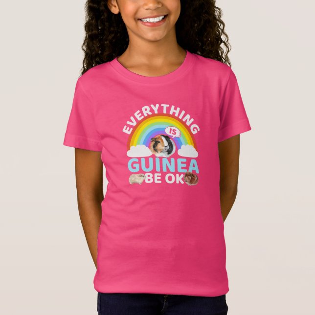 Guinea Pig - Guinea Be OK, Encouragement T-Shirt (Front)