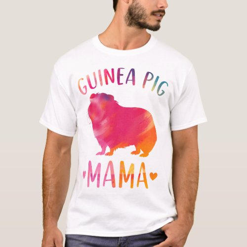 Guinea Pig Guinea Pig Mama Mom T_Shirt