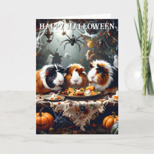 Guinea Pig Halloween Card