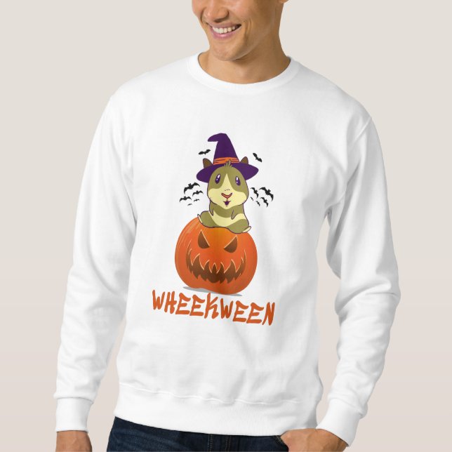 Guinea Pig Halloween Costume Clothes Wheekween Sweatshirt (Front)