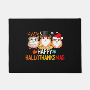 Guinea Pig Halloween Thanksgiving Christmas Doormat