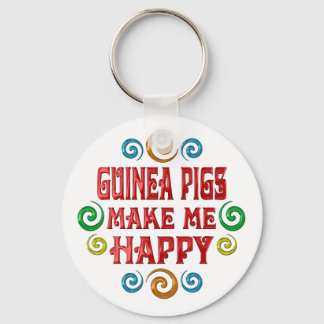 Guinea Pig Happiness Keychain