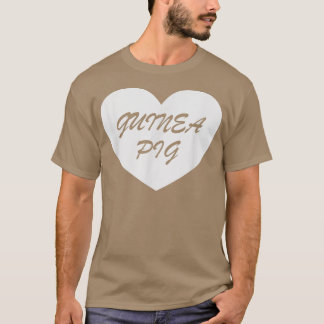 Guinea Pig Heart Single Pigs Lover Design T-Shirt