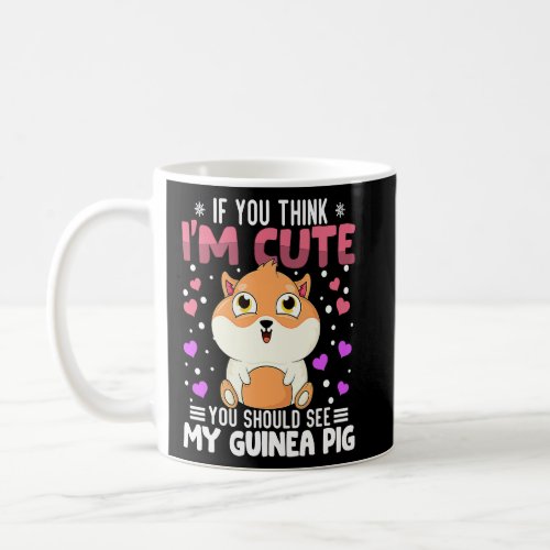 Guinea Pig Heart Valentines Day Animal For Womens Coffee Mug