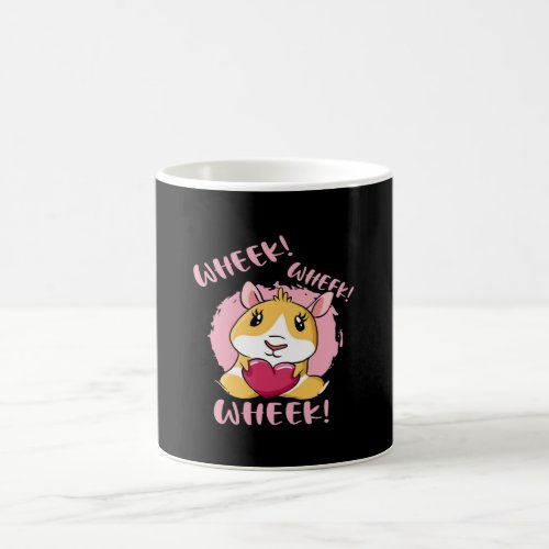 Guinea Pig Heart Wheek  Cute Baby Pet Lover Coffee Mug